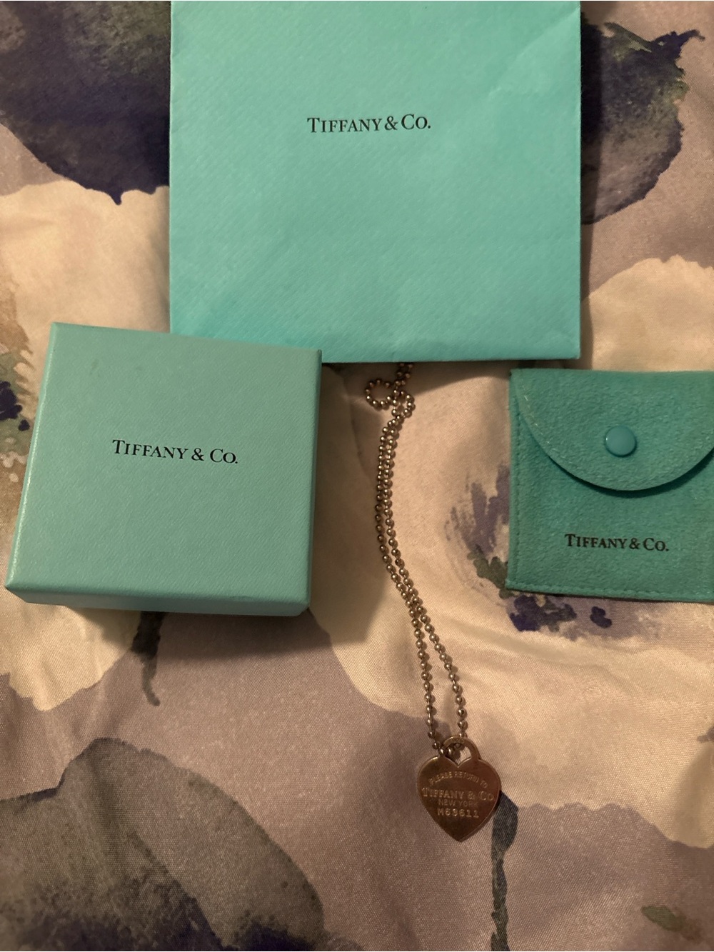 Tiffany & Co. Heart Tag Pendant Necklace